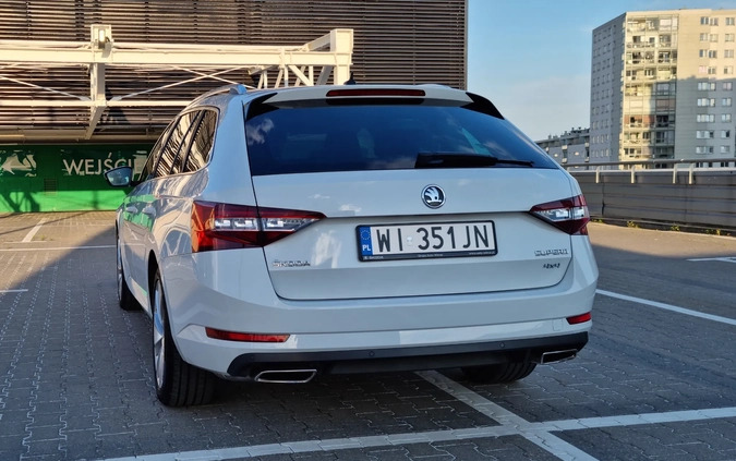 Skoda Superb cena 121900 przebieg: 66369, rok produkcji 2018 z Warszawa małe 742